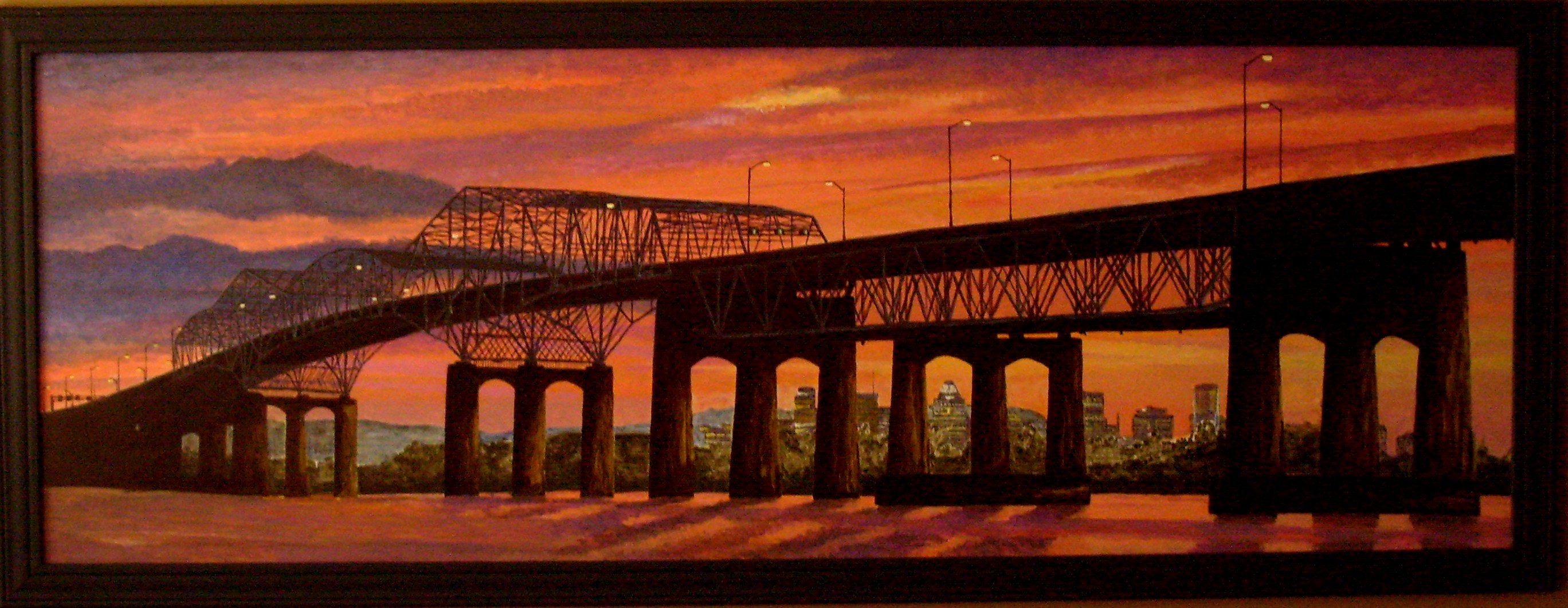 Champlain Bridge early morning